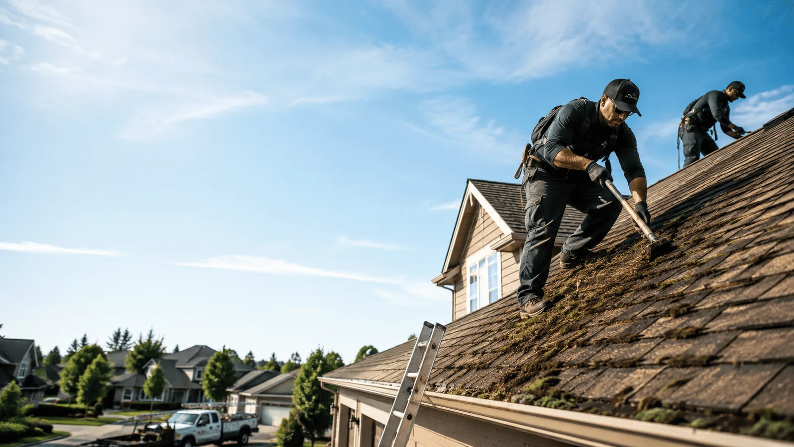 Roof Moss Removal in Bluejacket, OK near me